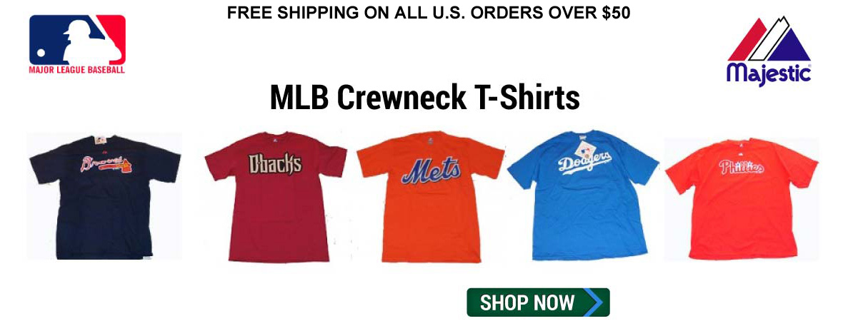MLB Crewneck T-Shirts